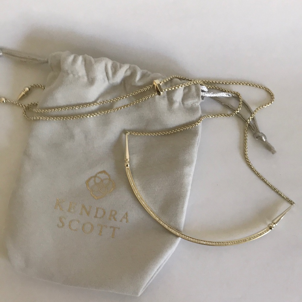 Kendra Scott necklace, two-toned; never worn